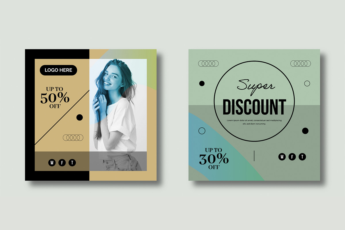 Trendy Fashion Social Media Design, a Social Media Template by MightyDesign (Photo 4 of 8)