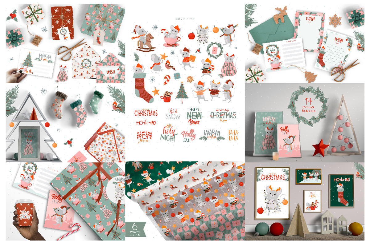 BIG Christmas BUNDLE, an Animal Illustration by Mio Buono (Photo 23 of 25)