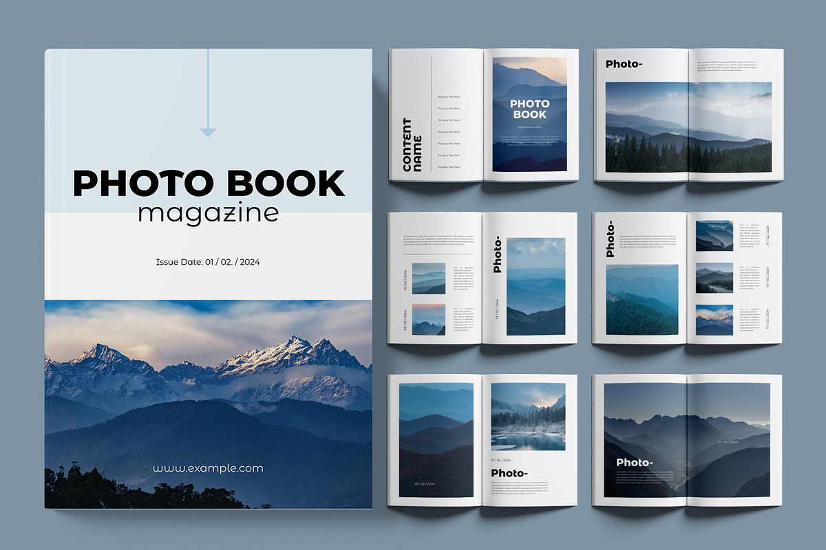 Photo Book Magazine Design, a Magazine Template by ContestDesign (Photo 1 of 4)