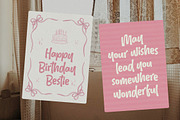 Strawberry Milkshake - Cute Font, a Script Font by Subectype Studio (Thumbnail 7 of 9)