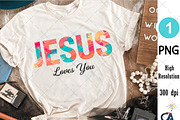 Christian PNG, Jesus Loves You PNG, an Illustration by Creative Art (Thumbnail 3 of 6)