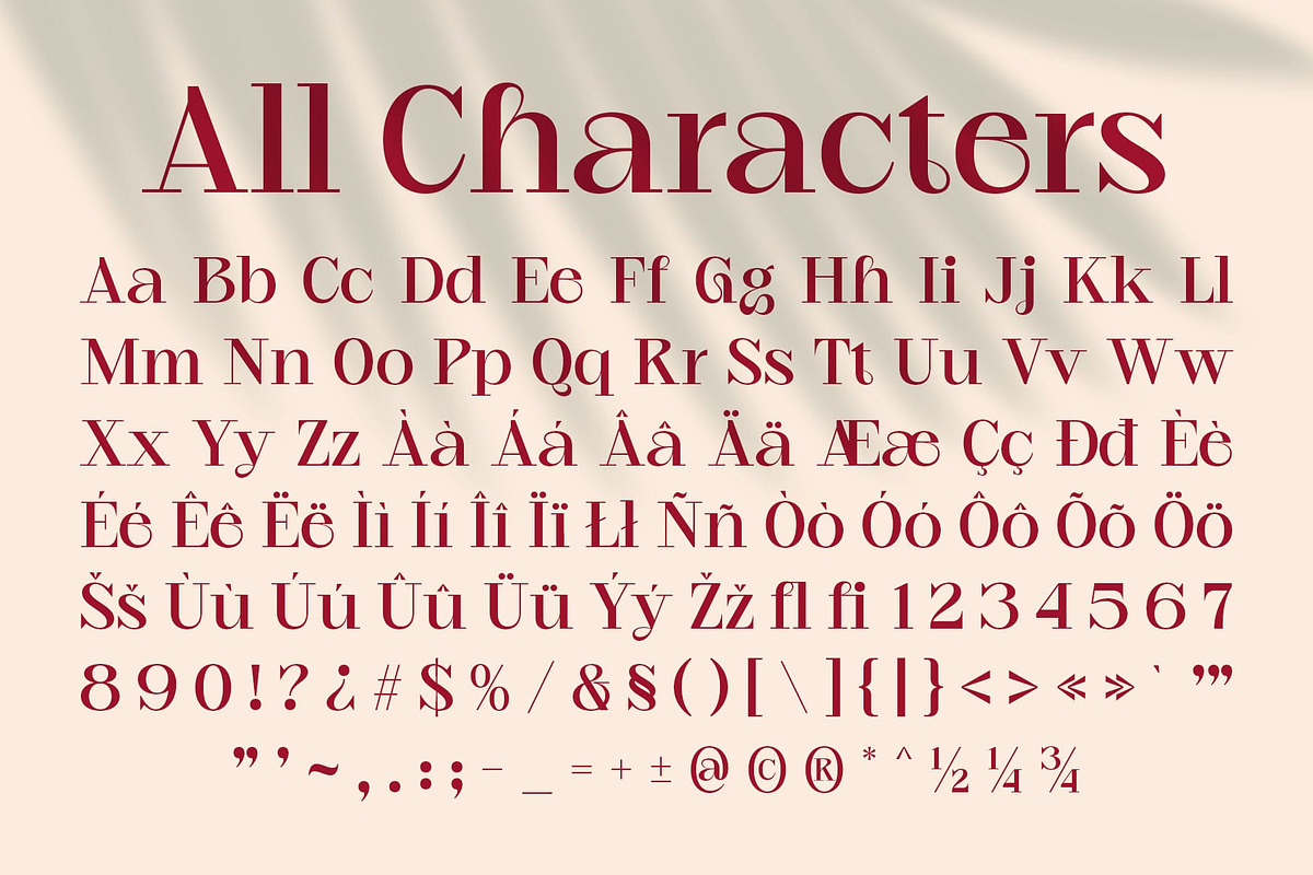 CS Bogart – Aesthetic Font, a Serif Font by Craft Supply Co. (Photo 8 of 8)