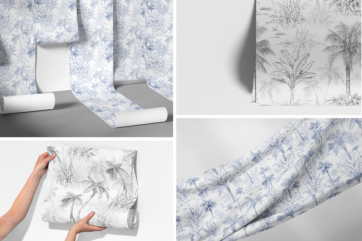 Sketch Tropical Forest Patterns, a Pattern Graphic by Jeanna Draw (Photo 12 of 14)