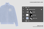 Track top knit mockup, an Apparel Mockup by Voyage Studio (Thumbnail 3 of 3)