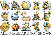 Whimsical Summer Kids Clipart Bundle, a Seasonal Illustration by Canvas Craft (Thumbnail 3 of 7)