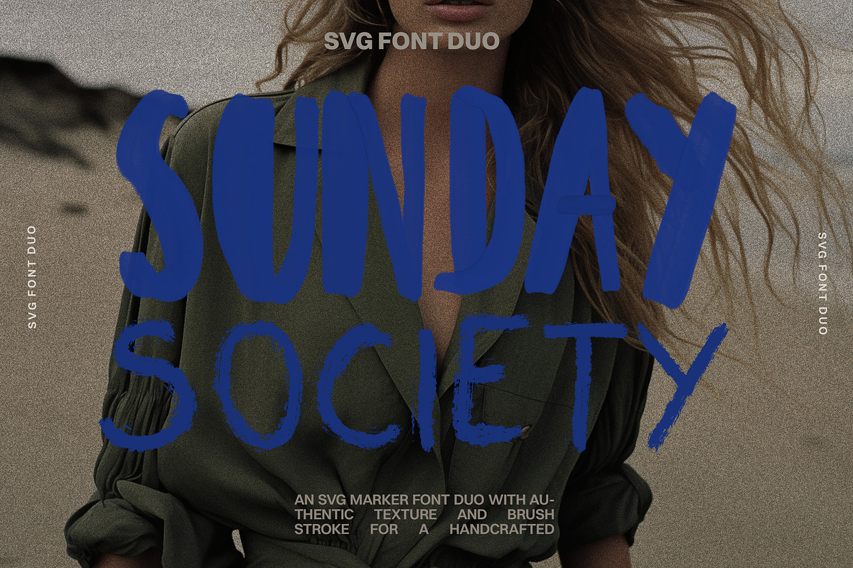 SVG Marker & Brush Font Duo, a Handwritten Font by Laras Wonderland (Photo 1 of 12)