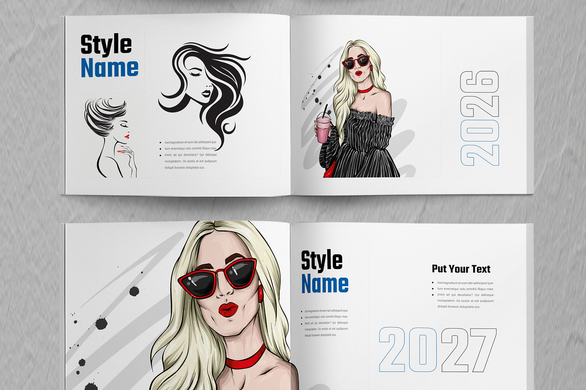Women Hair Style Guide Layout, a Magazine Template by ContestDesign (Photo 4 of 5)