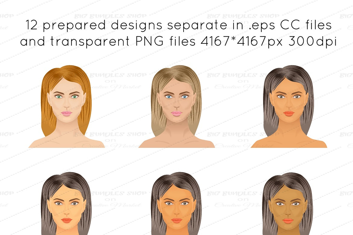 Skin tones - Adobe illustrator preview 5