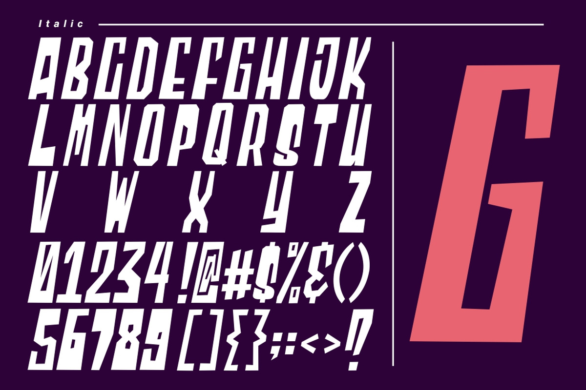 Blocky - 2 Styled Font preview 6