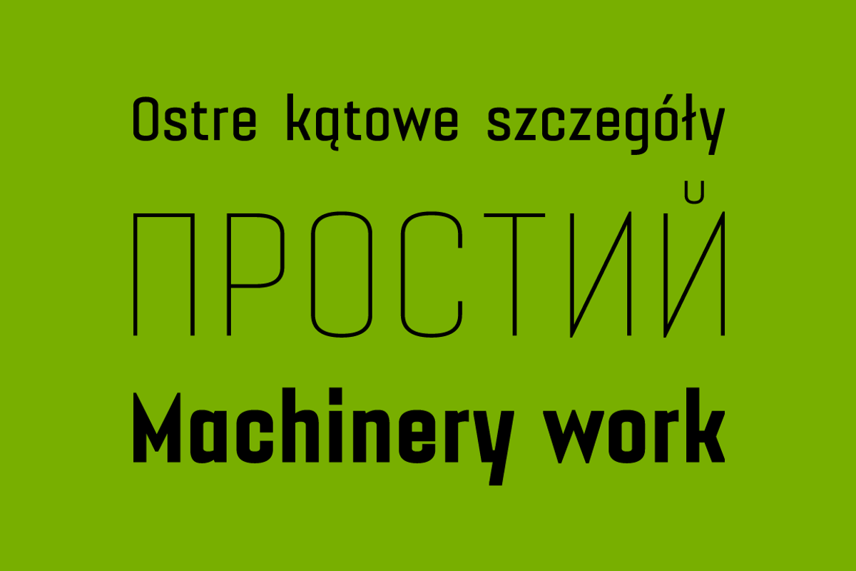 Gubia Font Family preview 4