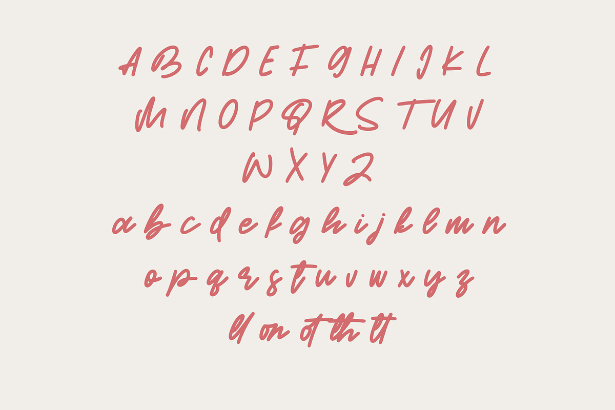 Short Message - Handwritten Font, a Script Font by Arendxstudio