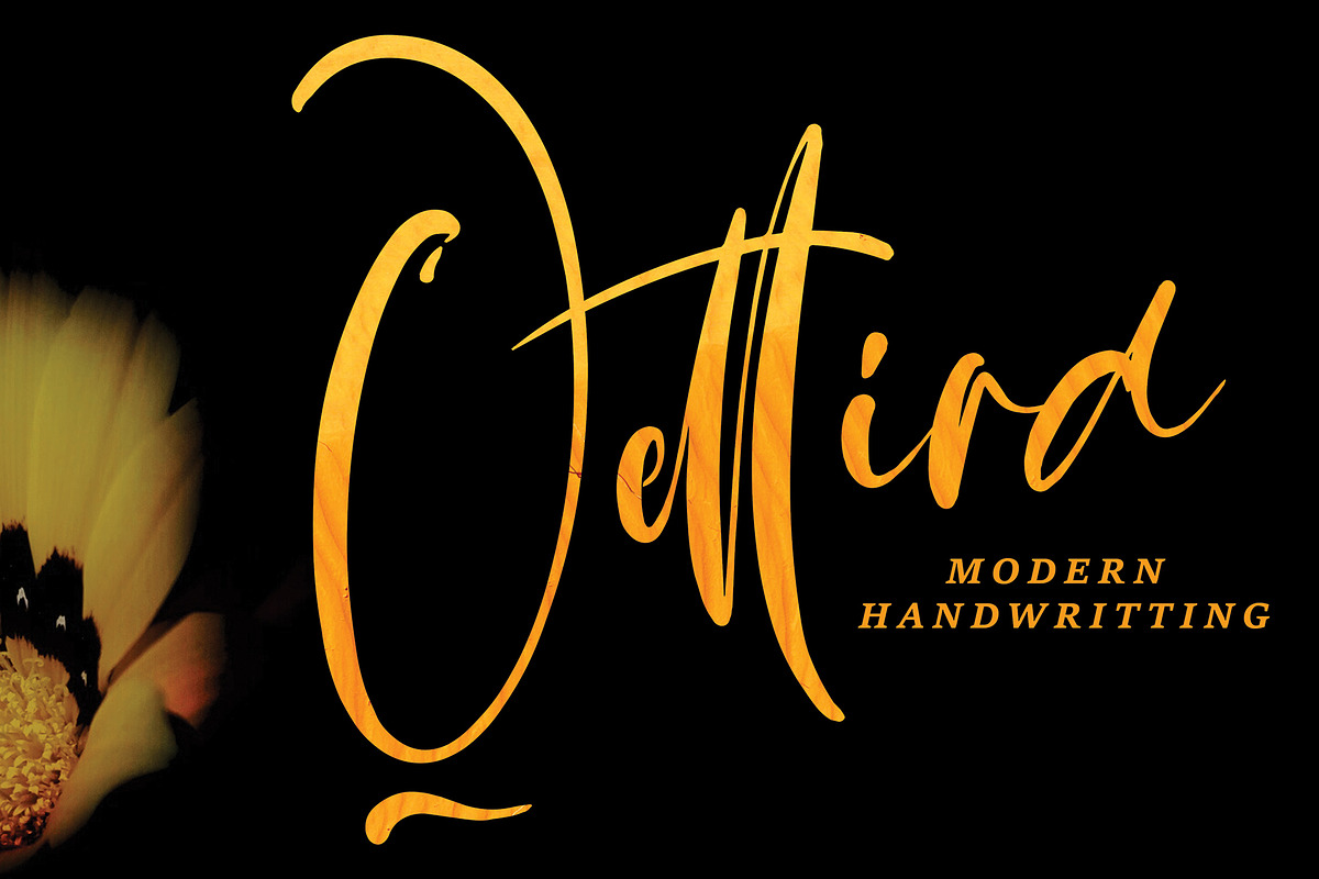 Qettira Black Friday, a Script Font by pineungtype (Photo 2 of 8)