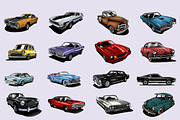 Classic Car Collection vol 5, a Transportation Illustration by The BolzStudio (Thumbnail 10 of 11)