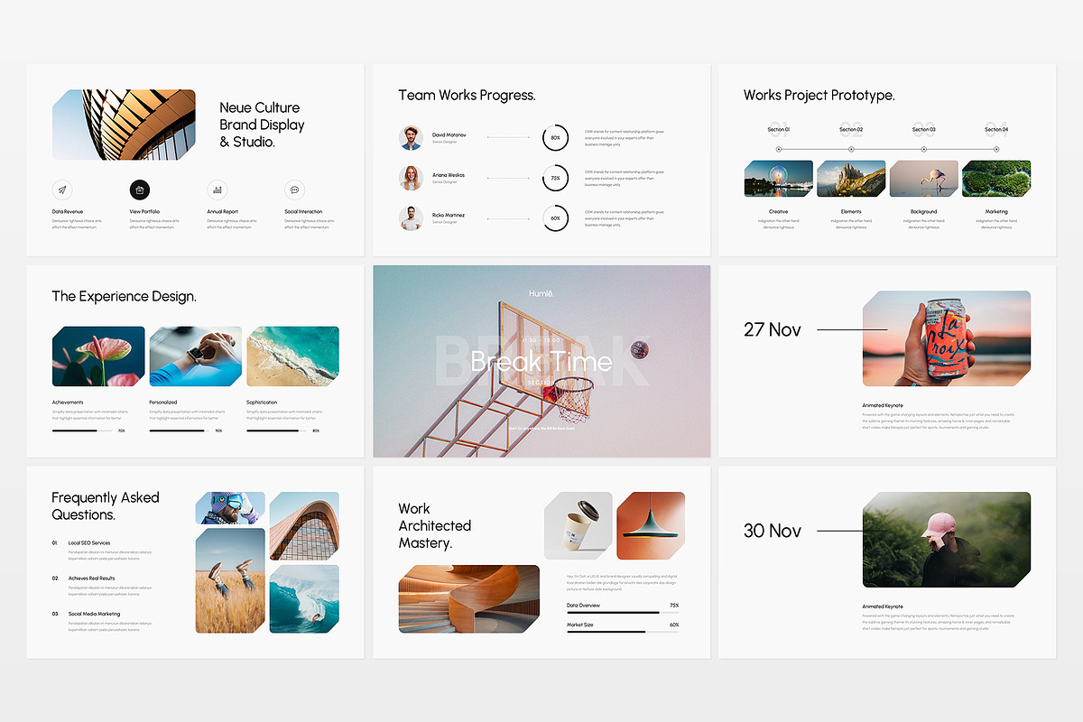 Humle Presentation Template Design, a Presentation Template by Rocketstill (Photo 5 of 7)