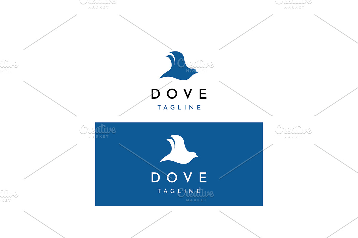 Dove logo vector illustration., a Branding & Logo Template by LOGOCREATIVE