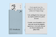 ED Amakusa - Modern Display Font, a Sans Serif Font by Emyself Design (Thumbnail 9 of 12)