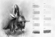 Pencil Photoshop Brushes, a Brush Add-On by pixelbuddha.net (Thumbnail 8 of 10)
