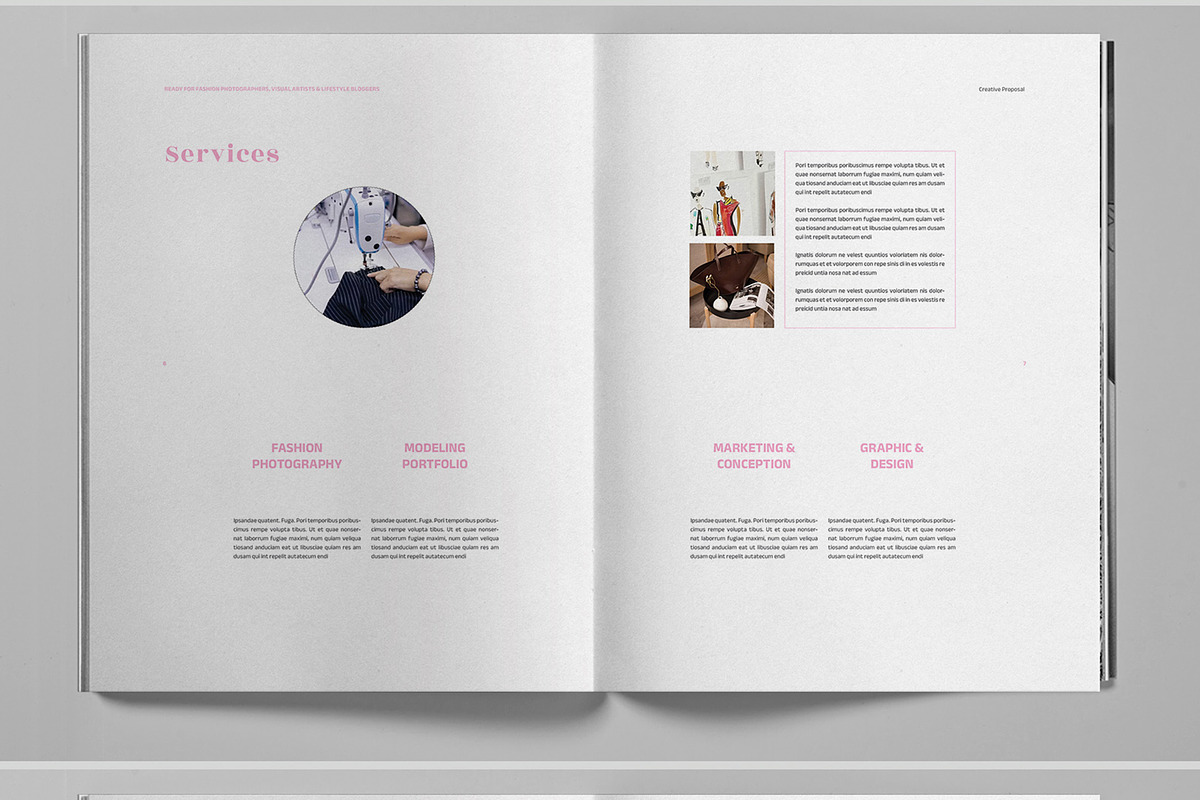 Fashion Designer Portfolio Brochure preview 5