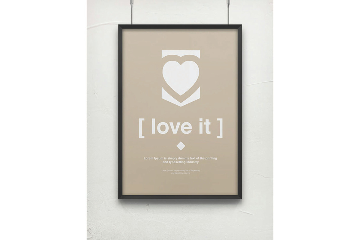Frame For Your Work Mockup, an Advertising Mockup by DesignRushMarket (Photo 4 of 14)
