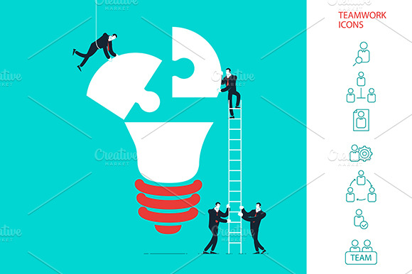 Vector Bussiness illustration preview 3