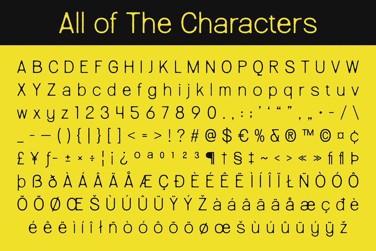 Raftwork Rough, a Sans Serif Font by Craft Supply Co. (Photo 8 of 8)