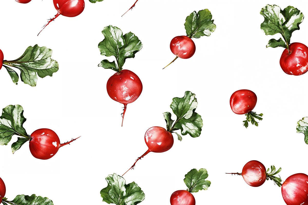Set of 15 Seamless Vegetable Pattern, a Decorative Illustration by Miss Patterns (Photo 4 of 16)