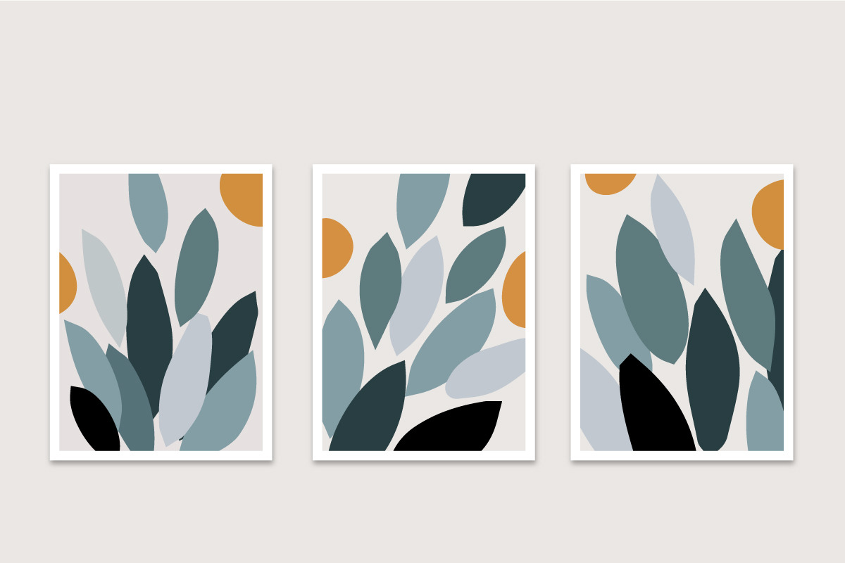 Leaf Tropical Abstract Art Poster, an Object Graphic by Vesvocrea (Photo 3 of 7)