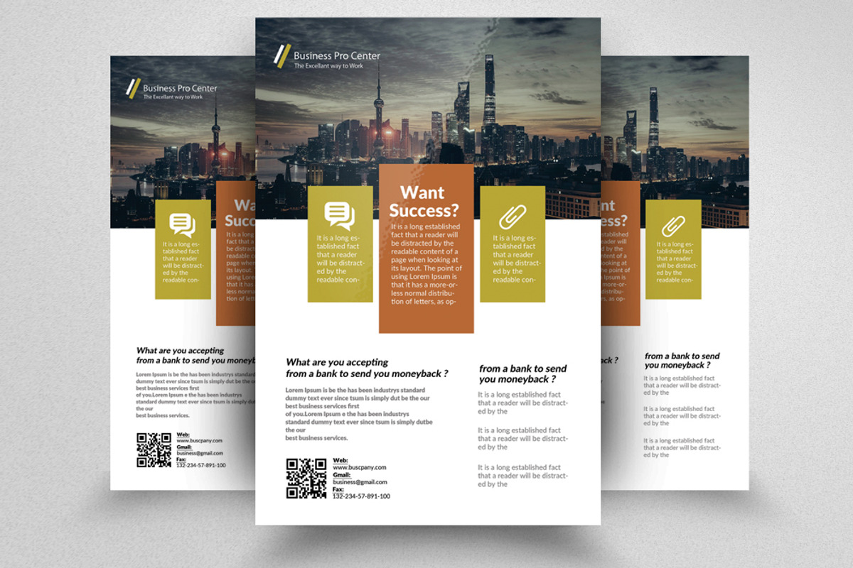 100 Business Flyers Mega Bundle, a Flyer Template by Design Up (Photo 72 of 100)