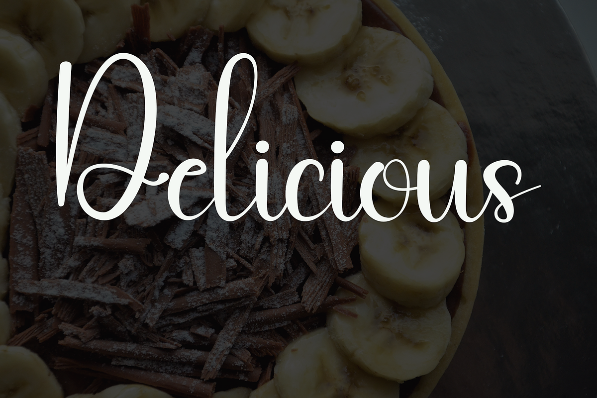 Chocolate Banana, a Handwritten Font by FreshTypeINK (Photo 6 of 8)