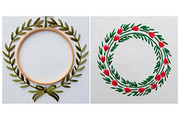 Floral Frame Border Embroidery, a Background Graphic by IrySha (Thumbnail 2 of 7)