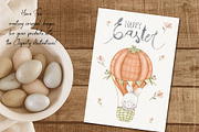 Watercolor Easter Clipart Set, an Illustration by Gau Silva Studio (Thumbnail 5 of 5)