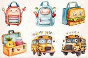 Whimsical Back to School Clipart, an Illustration by Rose Art (Thumbnail 6 of 7)