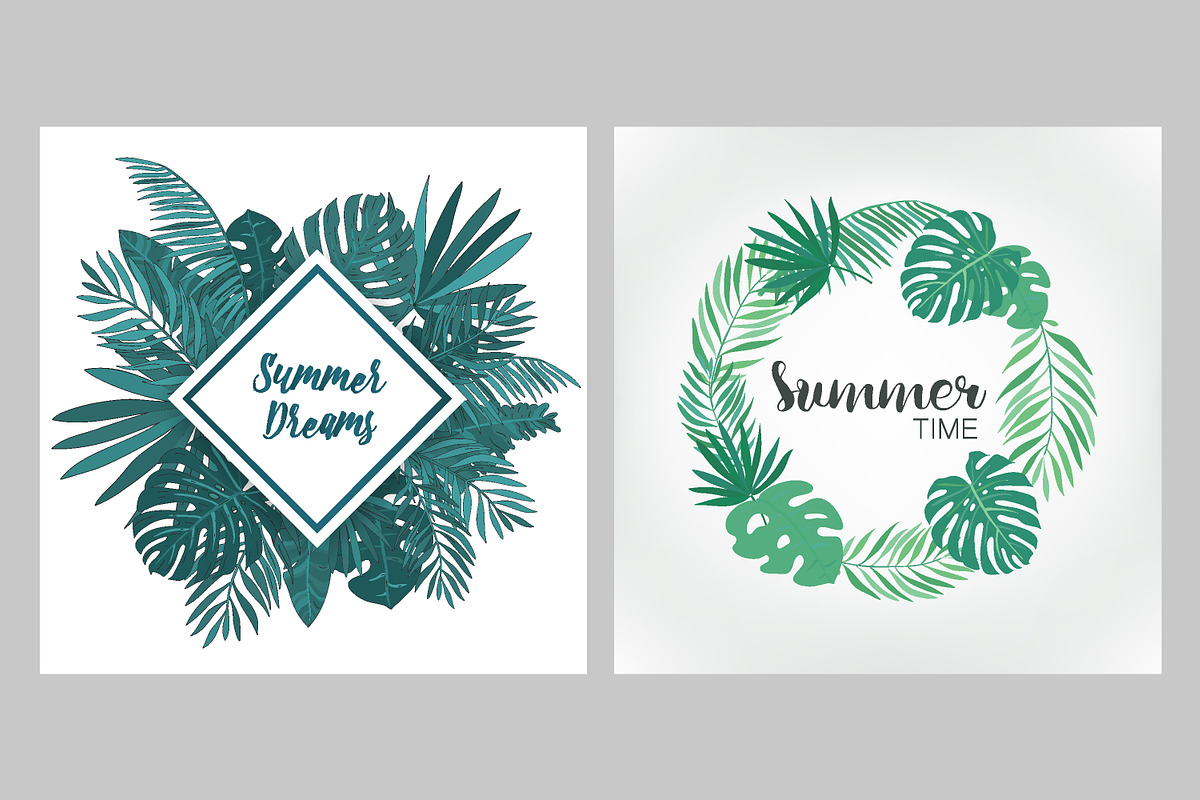 Tropical banners, posters, frames, a Decorative Illustration by Good Studio (Photo 4 of 6)