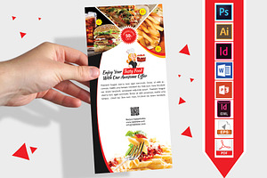 Rack Card Restaurant DL Flyer V-01