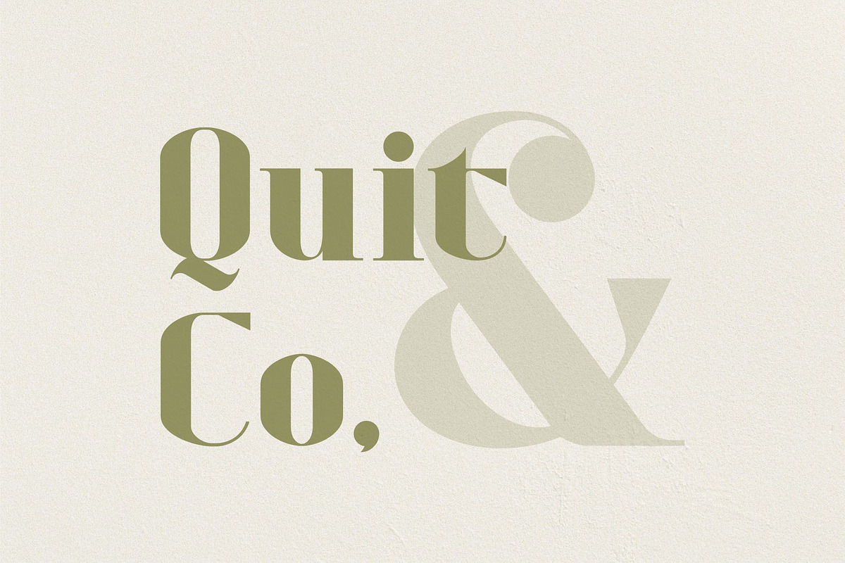 Refita. Modern Serif Font preview 6