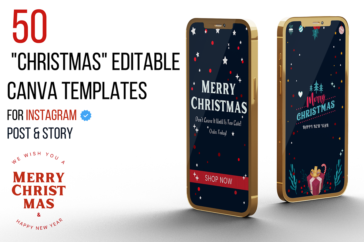 Christmas Instagram Template, a Social Media Template by Kay Designs (Photo 6 of 6)