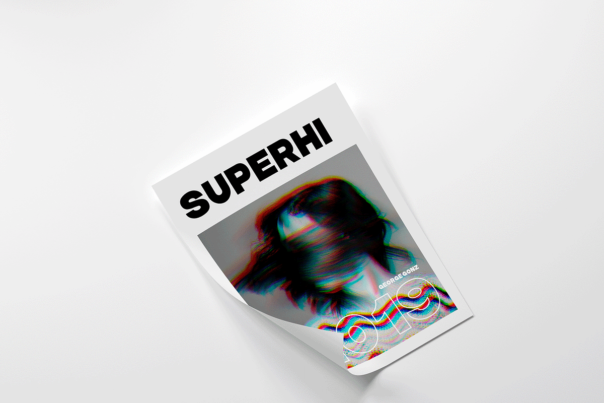 SuperHi Typeface, a Sans Serif Font by George Gonz (Photo 3 of 5)