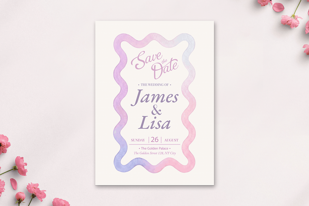 Watercolor Scallop Frame Bundle, a Decorative Illustration by Kusumaillustration (Photo 2 of 11)