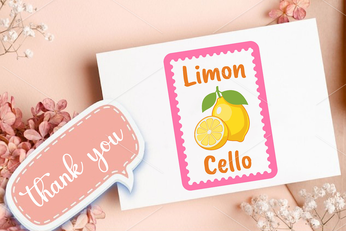 Vintage Limoncello PNG, a Seasonal Illustration by Canvas Craft (Photo 7 of 7)
