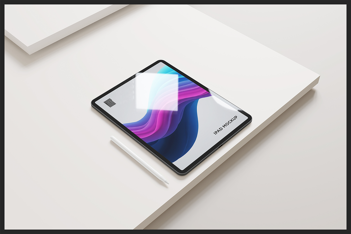 iPad Pro Mockup, an iPad Mockup by Muhazdinata (Photo 2 of 7)