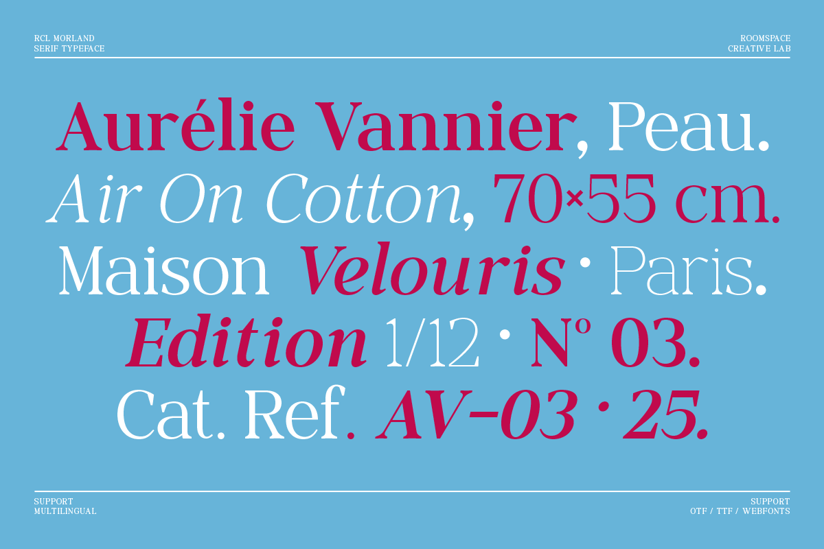 Morland – A Modern Elegant Serif, a Slab Serif Font by roomspace creative lab (Photo 10 of 15)