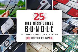 25 Business Cards Bundle - Vol 02