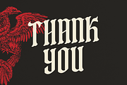 Mythic Griffin | Blackletter Font, a Blackletter Font by Denustudios (Thumbnail 12 of 12)