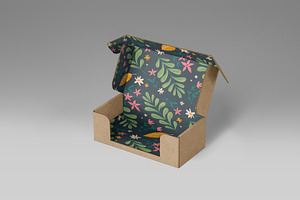 Front Tuck Product Box Mockup