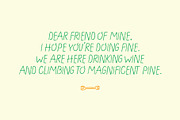 Penfriend, a Script Font by Tour de Force FF (Thumbnail 3 of 7)