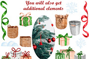 Christmas Tree Clipart & Patterns, a Pattern Graphic by Lagmar Design (Thumbnail 8 of 13)