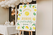 Sweet One Lemon Welcome Sign, a Poster Template by Digital_Mind (Thumbnail 3 of 3)
