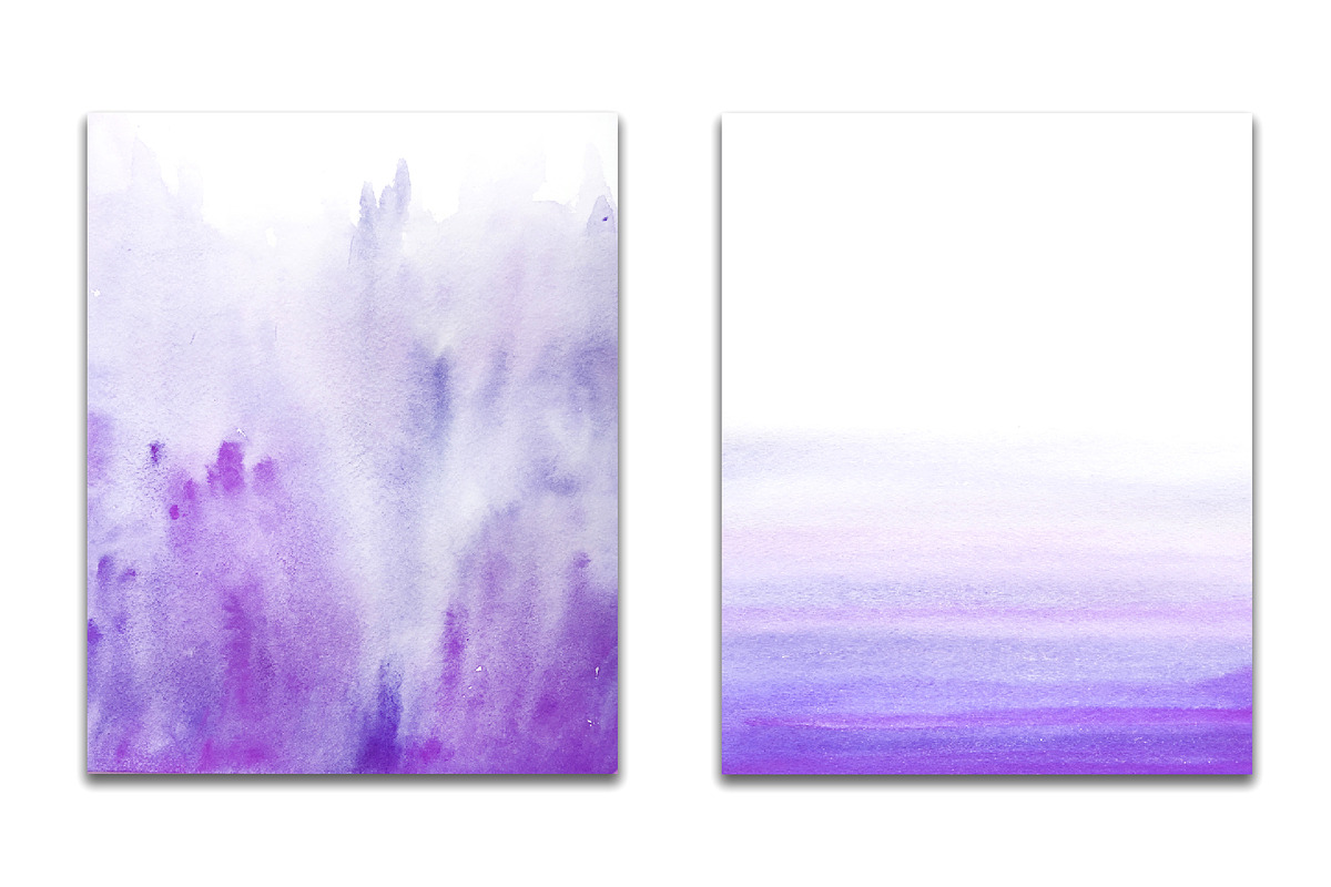 purple ombre watercolor, a Texture Graphic by GraphicRain (Photo 3 of 5)