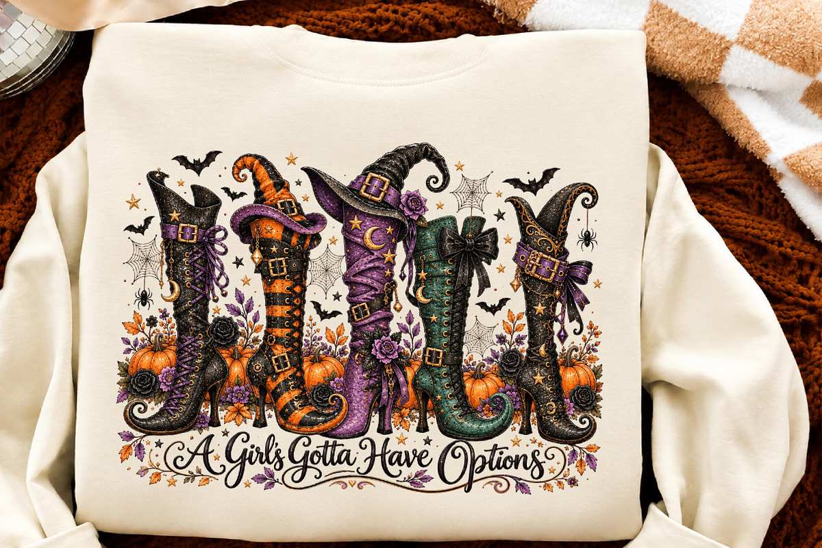Halloween Witch Boots Collection PNG, a Seasonal Illustration by Craft Nest (Photo 6 of 6)