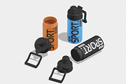 Sport Bottle Mockup, a Cups & Container Mockup by Unerispace (Thumbnail 4 of 4)